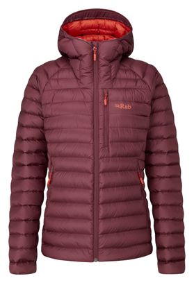 Chaqueta de plumón para mujer RAB Microlight Alpine Red