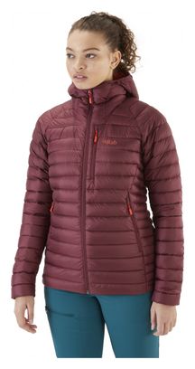 Chaqueta de plumón para mujer RAB Microlight Alpine Red