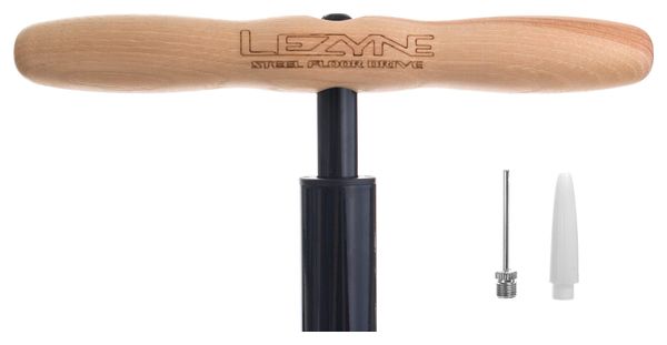 Pompe à Pied Lezyne Steel Floor Drive ABS-1 Pro Noir
