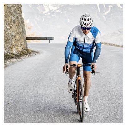 Cuissard cycliste Loeffler M Cuissard à bretelles Vélo Vuelta Homme-Bleu