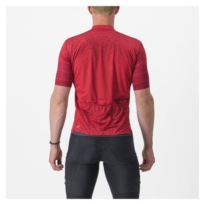 Maillot Manches Courtes Castelli Unlimited Terra Rouge