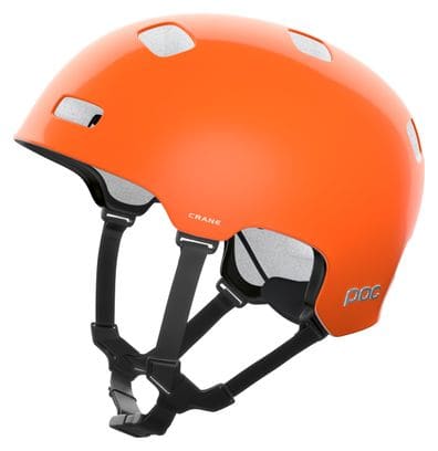 Poc Crane Mips Actinium Fluorescent Orange Helm