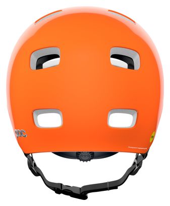 Poc Crane Mips Actinium Fluorescent Orange Helm