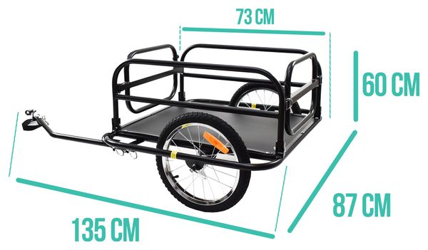 Remorque pliable pour vélo