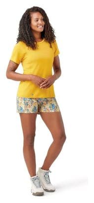 Women's Short Sleeve Baselayer Smartwool Active Ultralite Yellow