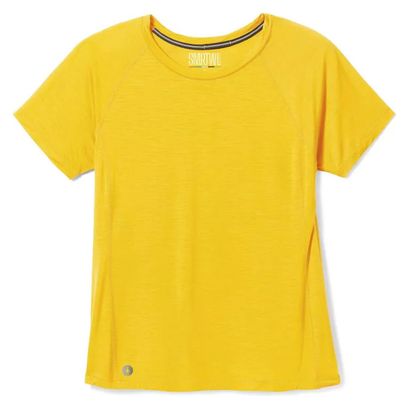 Women's Short Sleeve Baselayer Smartwool Active Ultralite Yellow
