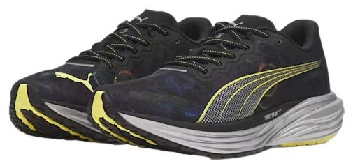 Puma Running Shoes Deviate Nitro 2 Marathon Series Black / Multicolor