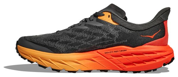Chaussures de Trail Running Hoka Speedgoat 5 Gris Orange