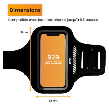 Brassard Téléphone R2B Imperméable pour Course jusqu'à 6 5 pouces