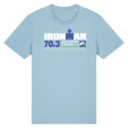 Ironman 70.3 Zell Am See Heren Hemelsblauw Korte Mouw T-Shirt