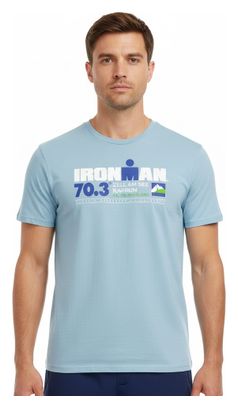 Ironman 70.3 Zell Am See Heren Hemelsblauw Korte Mouw T-Shirt