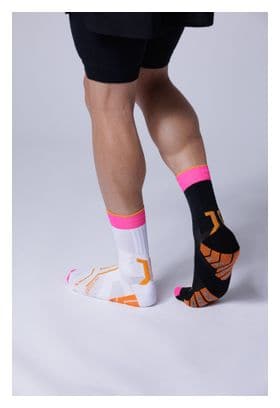 X-Socks Trail Terraskin Expert Crew Socks Nero/Bianco/Rosa