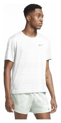Nike Dri-Fit Miler Short Sleeve Jersey White