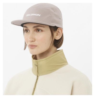 Salomon Logo 5 Panel Cap Brown