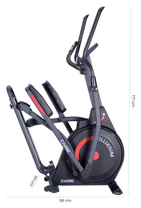 Vélo elliptique ELLIXIUM FD - CARE - pliable et connecté