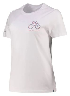 T-Shirt Femme Tour de France Blanc
