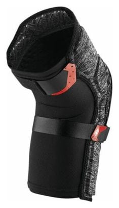 Kneepads 100% Surpass V2 Heather Grey / Zwart M