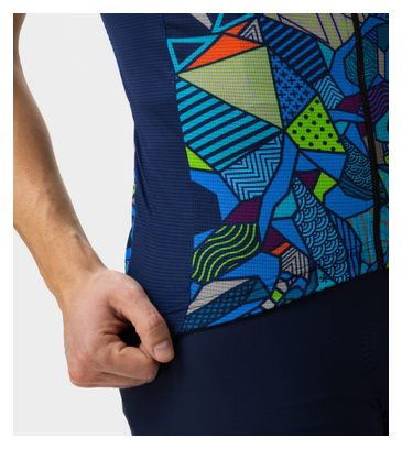 Maillot Manches Courtes Alé Over Bleu