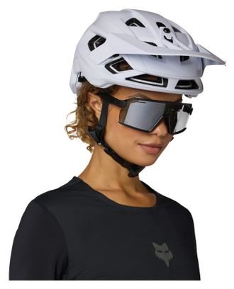 Maillot de manga larga Fox Flexair negro para mujer