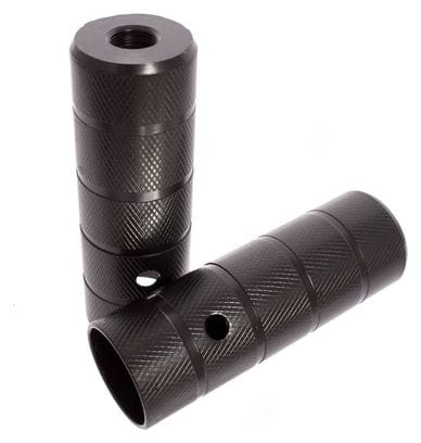 BMX PEGS ADULTE NOIR ACIER 14MM KHEBIKES