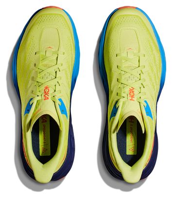 Trail Running Shoes Hoka Speedgoat 5 Yellow Blue