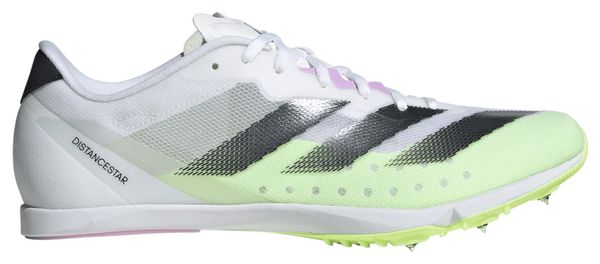 adidas Performance Distancestar White Green Pink Unisex Track &amp; Field Shoes