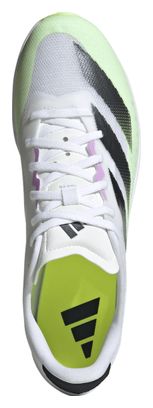 Chaussures d'Athlétisme Unisexe adidas Performance Distancestar Blanc Vert Rose