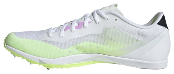 adidas Performance Distancestar White Green Pink Unisex Track &amp; Field Shoes