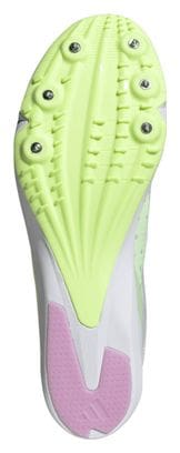 adidas Performance Distancestar White Green Pink Unisex Track &amp; Field Shoes
