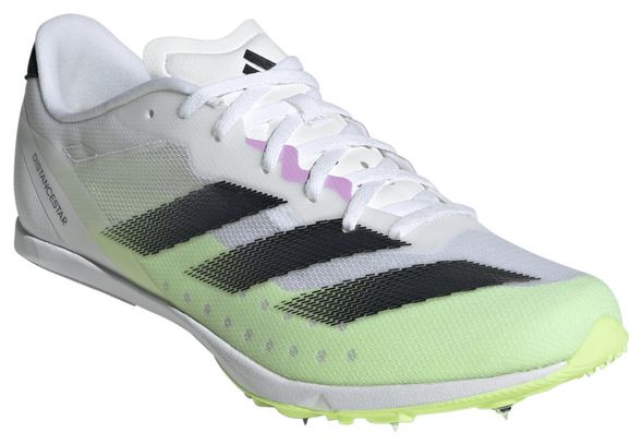 Chaussures d'Athlétisme Unisexe adidas Performance Distancestar Blanc Vert Rose