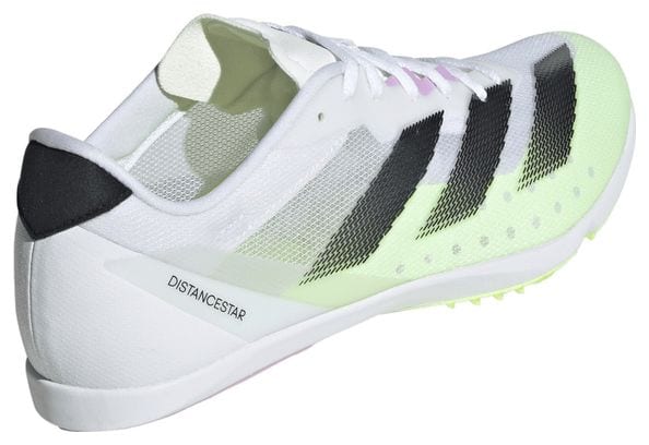 Chaussures d'Athlétisme Unisexe adidas Performance Distancestar Blanc Vert Rose
