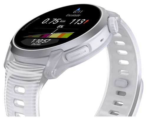 Coros Pace 4 GPS Watch, Aluminum, White Cloud Silicone