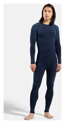 Baselayer Odlo Performance Warm Bleu Foncé Homme