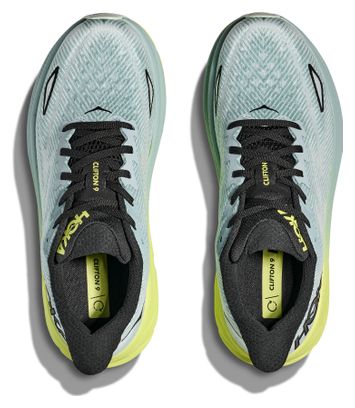 Chaussures Running Hoka Clifton 9 Bleu/Vert Homme