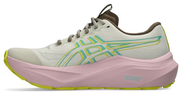 Zapatillas de running Asics GT-2000 14 TR Beige/Rosa/Verde para mujer