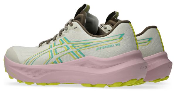 Zapatillas de running Asics GT-2000 14 TR Beige/Rosa/Verde para mujer