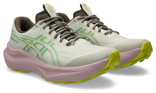 Zapatillas de running Asics GT-2000 14 TR Beige/Rosa/Verde para mujer