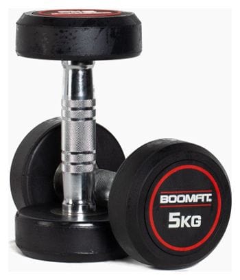 Haltères Ronds de musculation 5Kg (Paire) - BOOMFIT