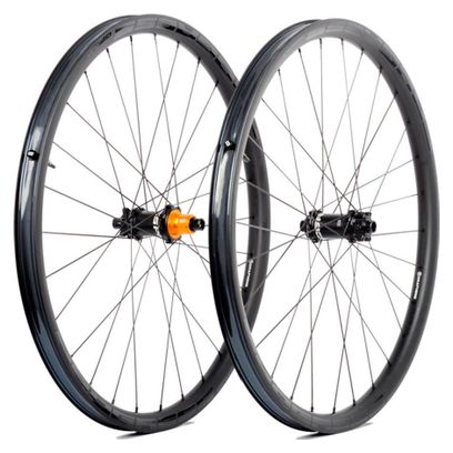 Paire de roues Progress GP:01 Nitro 29” Noir | Boost 15x110/12x148 mm | 6 Trous | Sram XD