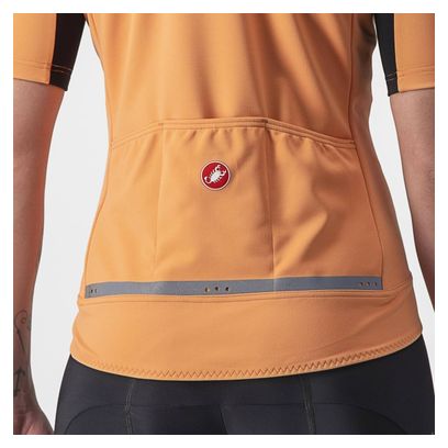 Castelli Gabba RoS 2 Orange/Khaki Damen Kurzarmtrikot