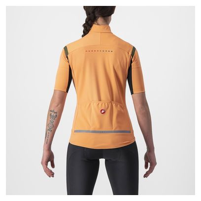 Castelli Gabba RoS 2 Orange/Khaki Women's Short Sleeve Jersey