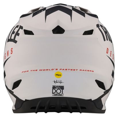 Troy Lee Designs SE4 Polyacrylite Mips Integral Helmet Bianco/Nero