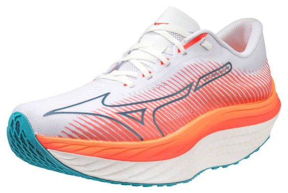 Mizuno Wave Rebellion Pro Running Schuh Weiß Orange