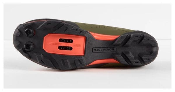 Bontrager Foray MTB-Schuhe in Olivgrau / Orange