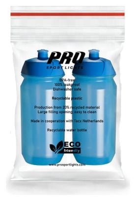 2x Bidons 500 ml - Bleu transparent