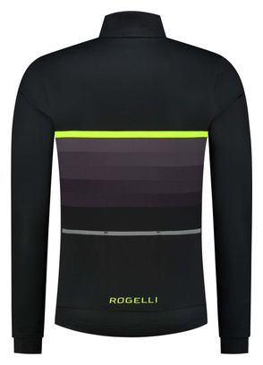 Maillot Manches Longues Velo Rogelli Hero ll - Homme - Jaune/Noir
