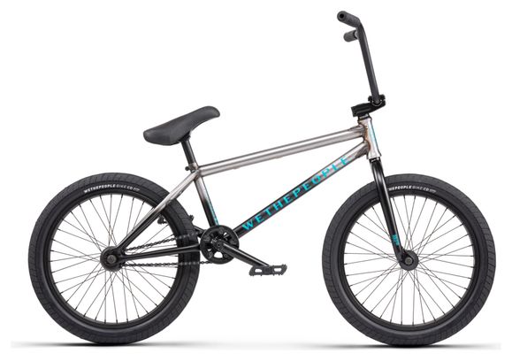 WeThePeople Justice 20'' Freestyle BMX Schwarz/Silber Raw