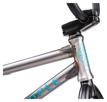WeThePeople Justice 20" BMX Freestyle Negra/Plata Cruda