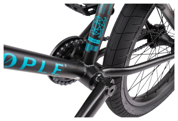 WeThePeople Justice 20" BMX Freestyle Negra/Plata Cruda