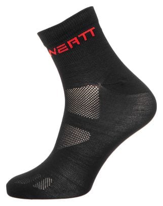 Neatt 7.5cm Socken Schwarz / Rot
